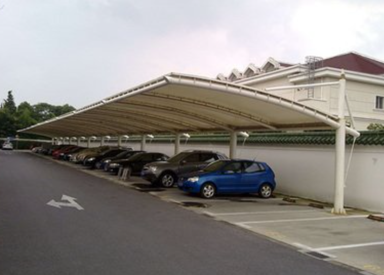 膜結(jié)構(gòu)車棚是否是精品？看清楚了，再掏錢購買哦。