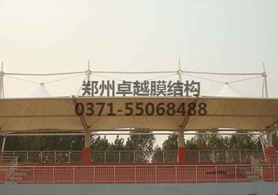 石家莊<font color='red'>膜結構看臺</font>/舞臺【石家莊人民醫(yī)學高等?？茖W校等】工程設計施工案例